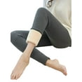 thumbnail image 6 of KOMOO Women Warm Fleece Leggings High Waist Stretchy Tummy Control Leggings Plush Warm Tights with Pockets, 6 of 8