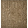 thumbnail image 3 of SAFAVIEH Natural Fiber Emory Geometric Jute Area Rug, Natural/Grey, 9' x 9' Square, 3 of 8