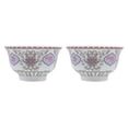 thumbnail image 1 of 2Pcs Ethnic Wind Five Livestock Bowls Exquisite Ceramic Butter Tea Rice Bowls, 1 of 8