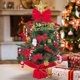 thumbnail image 4 of Christmas Shower Curtain Santa Curtain Background Cloth Hanging Cloth Bathroom Set, 4 of 7