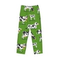 thumbnail image 4 of Balery Men'S Cows With Calfs Green Pants,Sleepwear Pants,Pajama Pants,Pj Bottoms Drawstring And Pockets-Xx-Large, 4 of 9