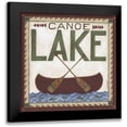 thumbnail image 1 of Shamp, Cindy 12x12 Black Modern Framed Museum Art Print Titled - Canoe Lake, 1 of 5