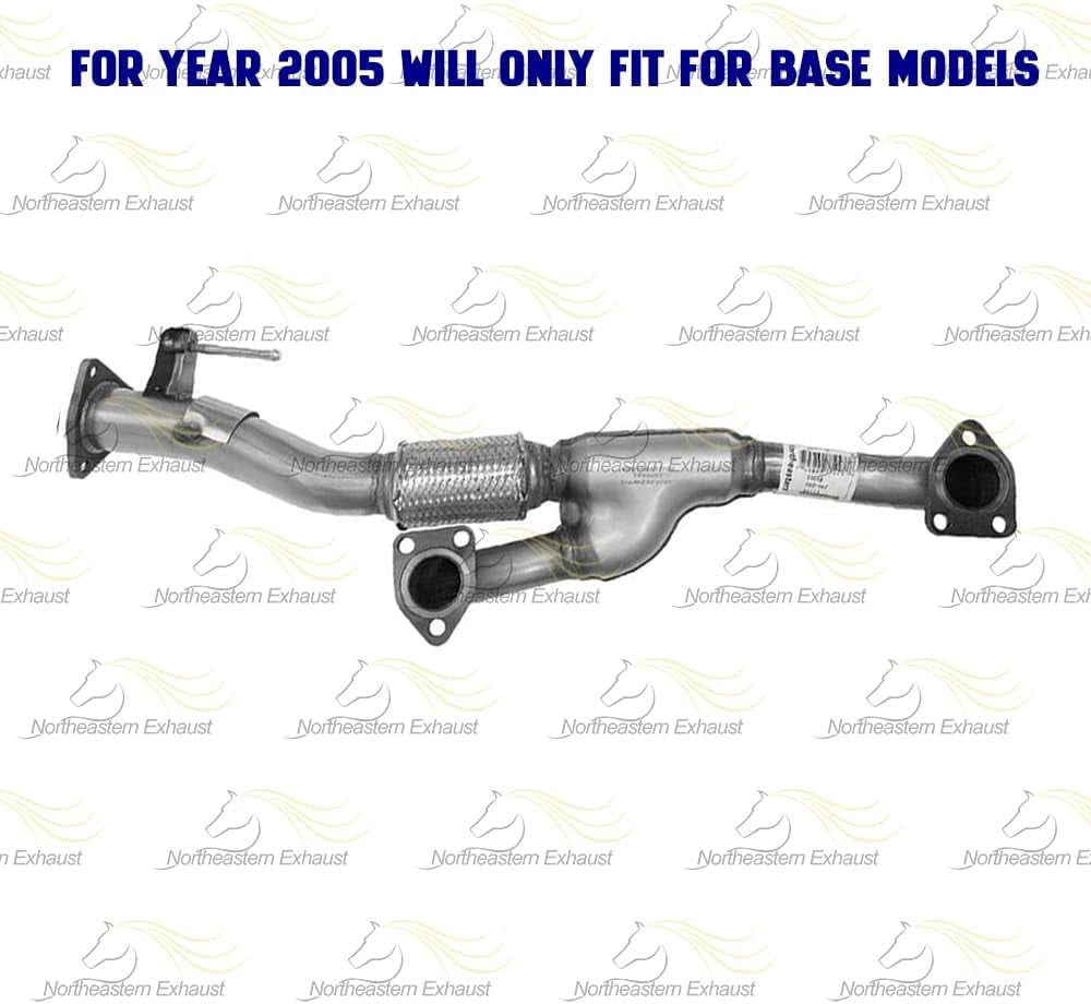 Northeastern Exhaust Stainless Steel Front Flex Y-Pipe Fits 2003–2007 Honda Accord 3.0L Sedan – Direct Fit