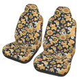 thumbnail image 2 of Haiem Sunflowers Bee Printed Car Seat Covers Set of 2, Universal Fit Car Seat Covers,Protective Seat Covers,Comfortable Car Seat Covers, Easy Installation Seat Covers, Vehicle Seat Covers, 2 of 9