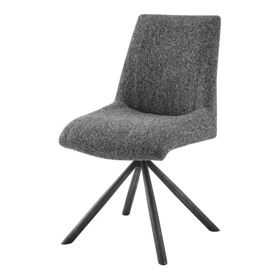 Viona Fabric Swivel Dining Side Chair (Seat), (Set of 2)