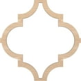 thumbnail image 2 of 33"W x 33"H x 3/8"T Extra Large Marrakesh Decorative Fretwork Wood Ceiling Panels, Red Oak, 2 of 10