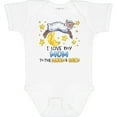 thumbnail image 3 of Inktastic I Love My Mom to the Moon and Back Cute Sheep Boys or Girls Baby Bodysuit, 3 of 5