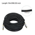 thumbnail image 2 of Audio Cable 360 Grados Giratorio Digital Cable Audio Óptico Nylon Cáscara Metal Chapado Oro 49.2 Ft Tos Cables para TV, DVD, Amplificador Estéreo Negro, 2 of 7