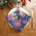thumbnail image 2 of Napkin Satin Napkin 20*20Inchx6 Kitchen Towel Dinner Plate Towel Decorative Towel Napkin Tea Towel Suitable For Kitchen Table Pretty Rainbow Cat, 2 of 8
