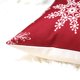 thumbnail image 2 of Juego de 4 fundas de almohada navideñas, funda de cojín decorativa de lino y algodón para sofá, regalo navideño para el hogar, 45 x 45 cm, 2 of 4