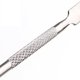 thumbnail image 3 of Empujador y cortador de cutículas - Removedor y cortador de cutículas de acero inoxidable de grado profesional - Herramienta duradera de manicura y pedicura - para uñas de manos y pies - (plata) Shuxiu Wang 9024719204154, 3 of 5