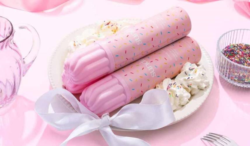 Sundae Whipped Body Wash Birthday Cake 8.9 oz.  Shower Foam for All Adult Skin Types -Unisex