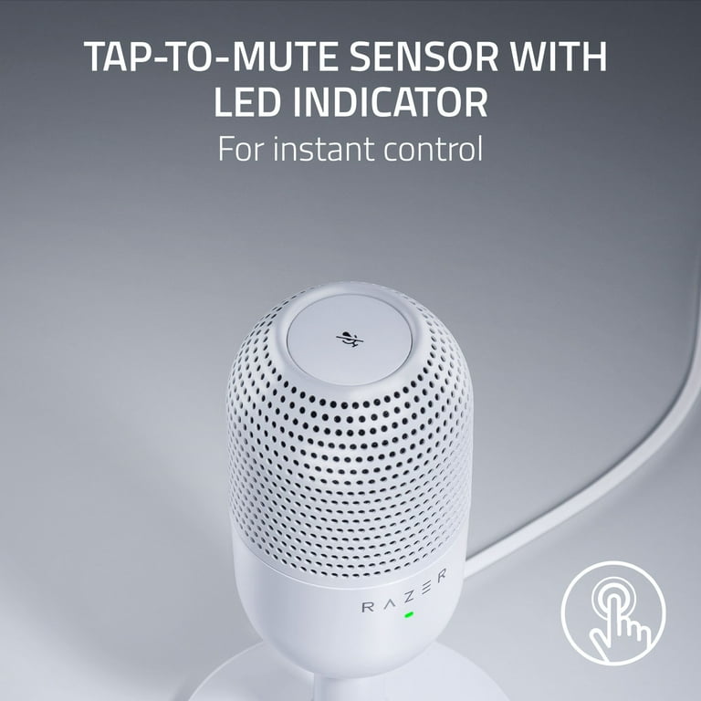 Razer Seiren V3 Mini Ultra-Compact USB Microphone, Tap to