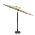 thumbnail image 1 of CorLiving 10ft Wind Resistant Tilting Patio Umbrella with Aluminum & Steel Frame & Round Base, 1 of 7