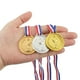 thumbnail image 5 of Medallas de premio doradas mini de plástico Uxcell de 1.5" 50 paquetes con cinta para juegos y deportes, 5 of 7