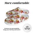 thumbnail image 6 of Disketp Santa Claus bells Women's Men's Slippers Plush Slip-On House Slipper for Winter Indoor Soft Cushion Non-slip Fluffy Slides Slippers-46/47, 6 of 7