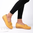 thumbnail image 3 of Vedolay Casual Shoes For Women Summer Women's Walking Shoes Lightweight Slip on Breathable Mesh Comfortable Loafers,Yellow 8, 3 of 5
