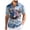 Light Blue, variant on UngA 250 Anniversary USA T Shirt, Men's American Flag Button Down Shirt Casual Eagle Hawaiian Shirts Patriotic Short Sleeve T Shirts for Man (Khaki,L)