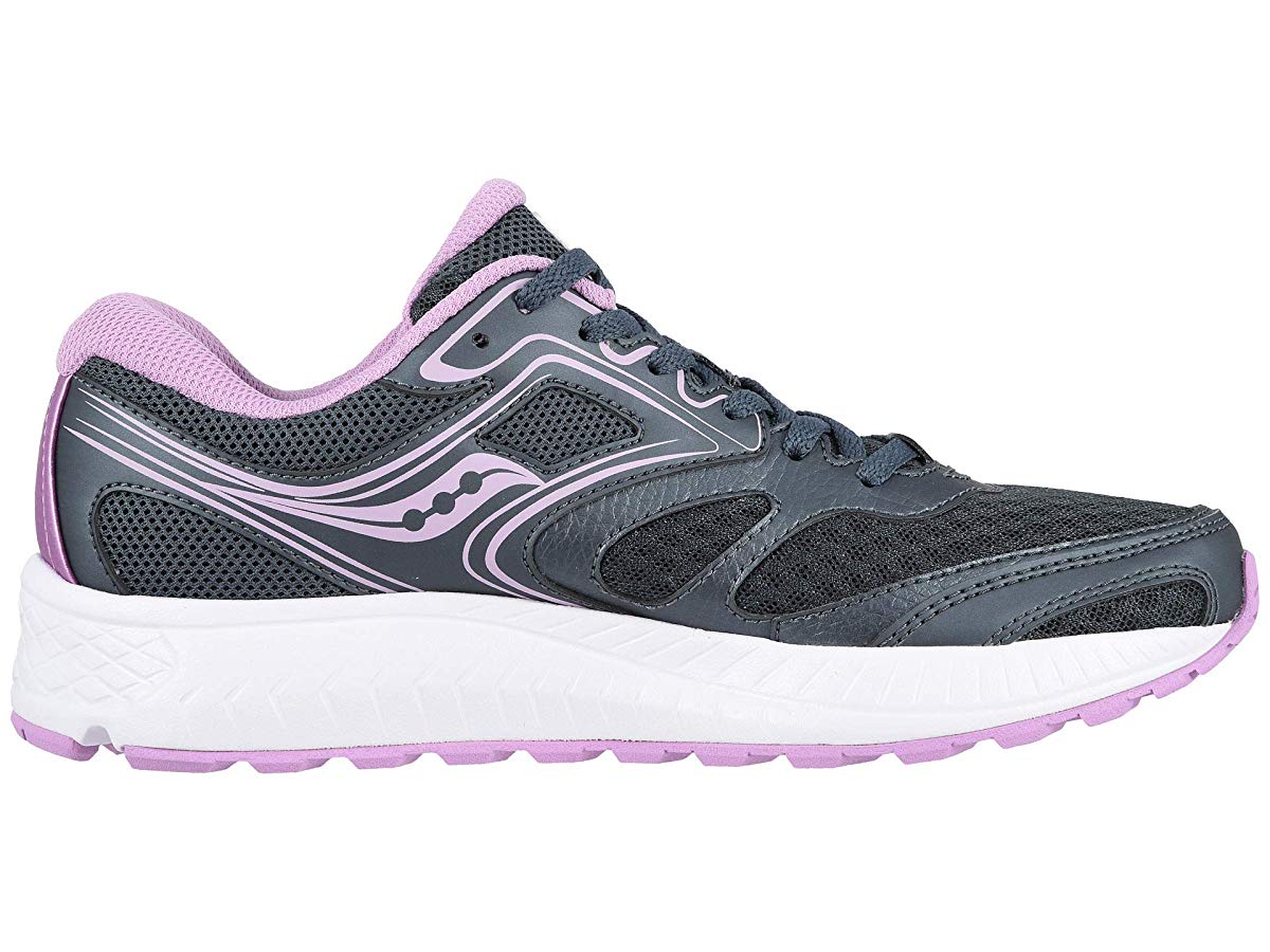 Saucony Women's Versafoam Cohesion 12 Slate / Violet Ankle-High Mesh Running - 10.5M - image 4 of 5