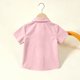 thumbnail image 4 of Odeerbi Camisa de Vestido Para Niños Con Corbata de Manga Corta Con Impresión de Carta Camisas de Uniforme Escolar, 4 of 8