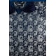 thumbnail image 4 of Juego de 2 paneles Curtain GLORY RUGS Jacquard de lujo para ventanas, color azul marino, 4 of 5