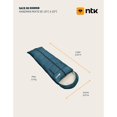 thumbnail image 2 of Bolsa de Dormir NTK tipo Sobre y Momia Individual para Camping 2,10m x 0,75m, 2 of 7