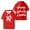 Red, variant on Hulvey Bring Heaven Down Hooded T-shirt Women Men Short Sleeve Tee Casual Fashion Tops