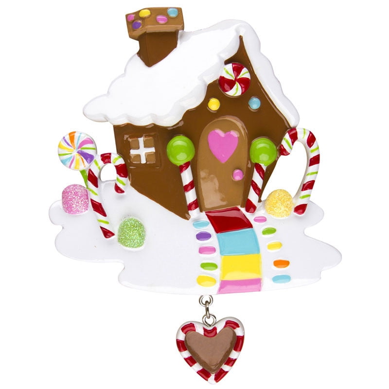 Gingerbread House Personalized Christmas Ornament DOITYOURSELF