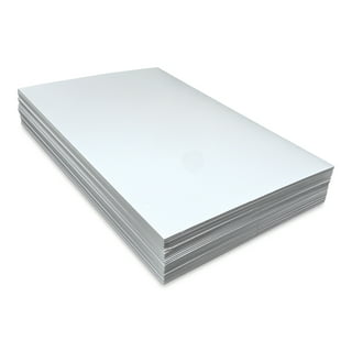 24 x 24 x 1/2 inch White Foam Board 8 pieces-2424WFC-1/2