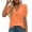01 Orange, variant on 4th of July V Neck Patriotic T-Shirts Women American Flag Print Faith Family Freedom Letter Casual Short Sleeve Tee Tops