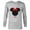 Athletic Heather, variant on Minnie Mouse Tía Aunt Red Bow Family Día de la Madre - Long Sleeve T-Shirt for Men - Customized-Black