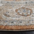 thumbnail image 3 of SAFAVIEH Jasmine Vasiliki Floral Area Rug, Gold/Grey, 5'3" x 5'3" Round, 3 of 8