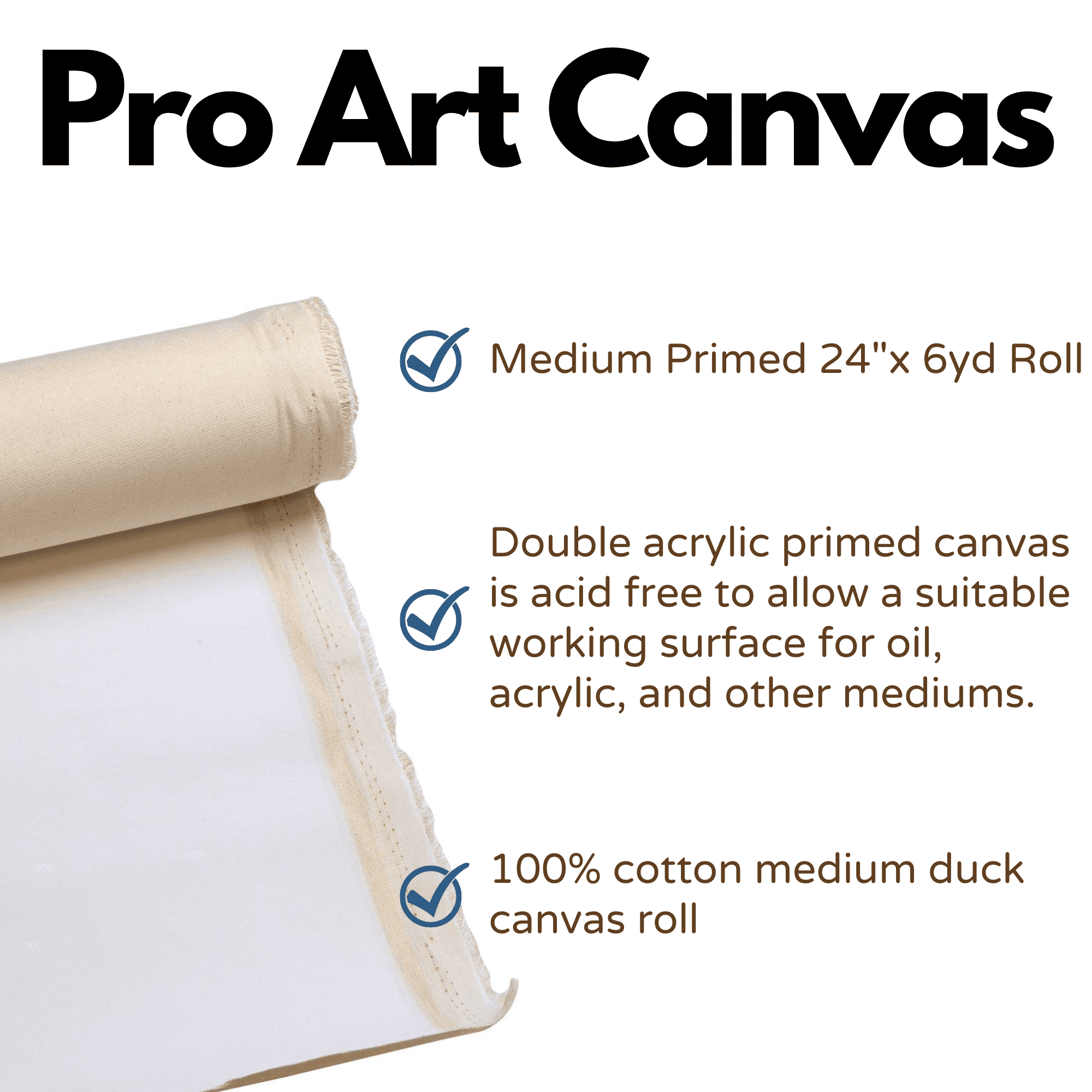 Work Smarter - Using Primed Canvas on the Roll :: Studio Series 