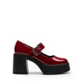 thumbnail image 3 of Women’s Round Toe Chunky Heels Mary Janes Pump Shoes, 3 of 6