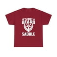 thumbnail image 2 of It's Not A Beard It's A Saddle Funny T-Shirt, 2 of 2