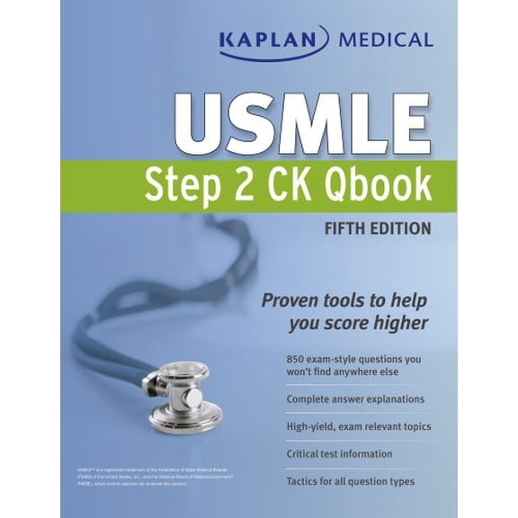 Pre-Owned Kaplan Medical USMLE Step 2 CK Qbook (Paperback) 1609782267 9781609782269