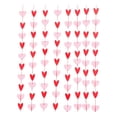 thumbnail image 2 of 80pcs Valentine's Day Felt Heart Banner - Non-Woven Vertical Hanging Decor, Festive Home Party Garland, Durable Lightweight Ornament, Colorful Accessory, for Valentine Celebration & Home Display, 2 of 8