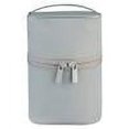 thumbnail image 1 of Nylon Cosmetic Bag Large Capacity Barrel Shaped for Holiday Gifts (Grey), 1 of 7