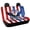 250 Years Freedom Eagle Print, variant on Uourmeti 250 Years of Freedom Non-Slip Replacement Seat Protectors Set of 2 Waterproof All Weather Car Back Seat Cover for Auto Car Interior