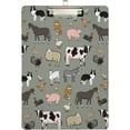 thumbnail image 2 of Coolnut Farm Animals Clipboard, Acrylic Standard A4 Letter Size Clip Board with Low Profile Clip for Office, Classroom, Doctor, Nurse and Teacher, 12.5"x9", 2 of 7