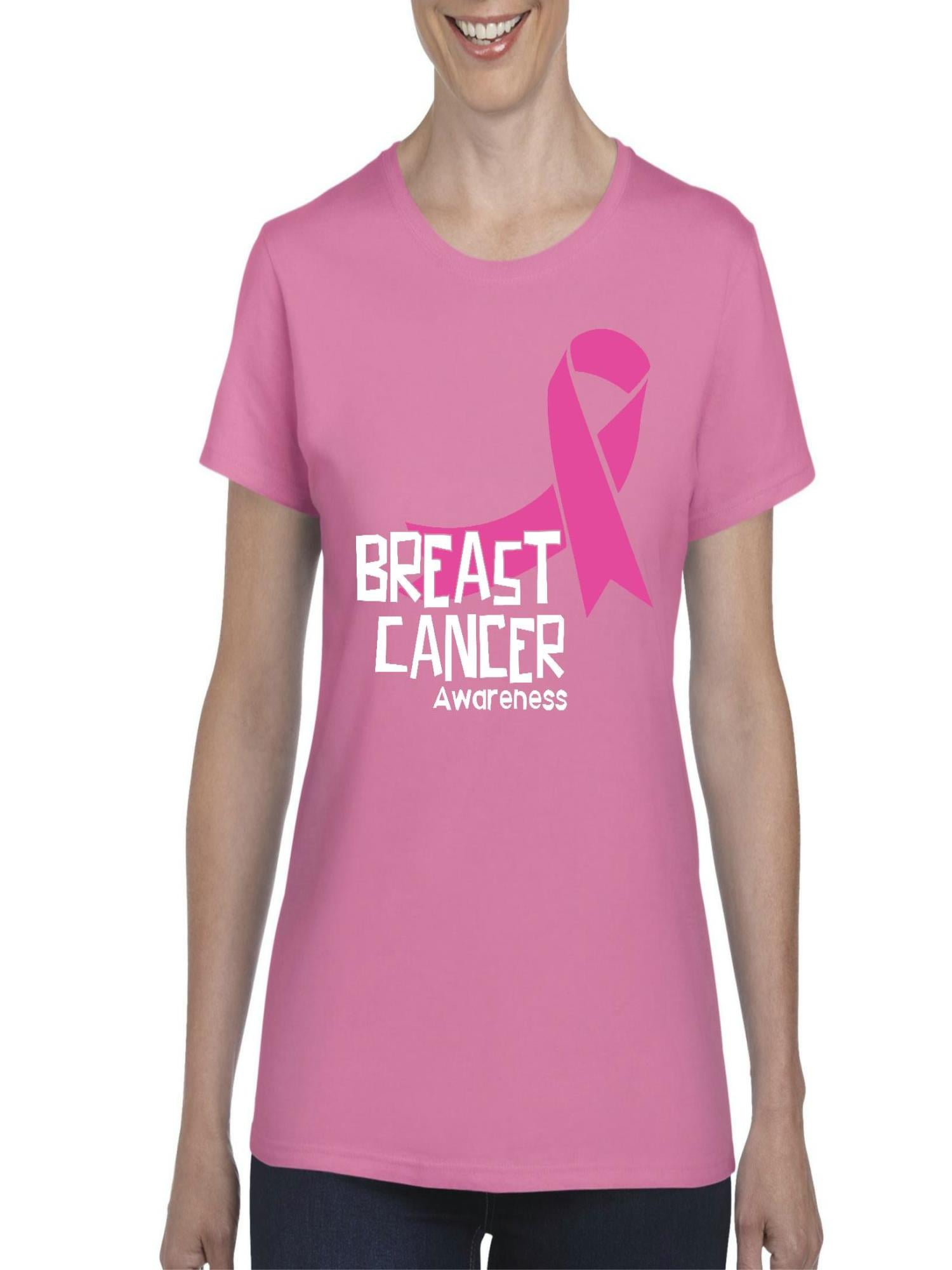 IWPF Womens Breast Cancer Awareness Short Sleeve TShirt Walmart