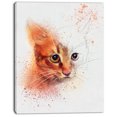 thumbnail image 2 of Magnifique Chaton Brun à l'Aquarelle - Impression d'Art sur Toile d'Animaux, 2 of 3