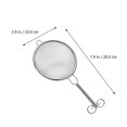 thumbnail image 3 of Shisuyan Colander Stainless Steel 4Pcs 9In Diameter, 3 of 9