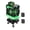 Black and Green, variant on BIMZUC 12 Lines Green Light Laser Level Mini Multifunctional Self-leveling Tool Black and Orange