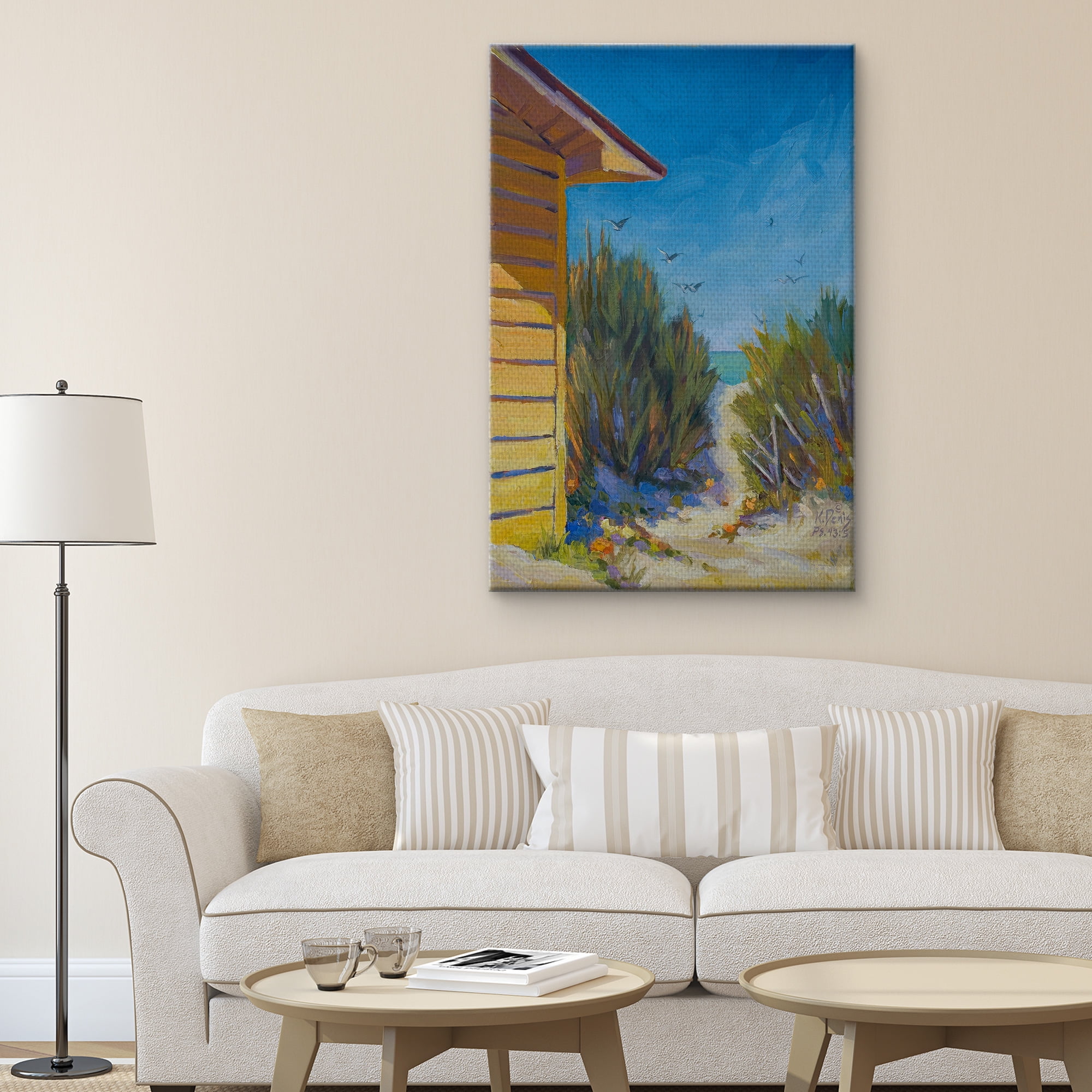 Masterpiece Art Gallery Perfect View Ocean By Kathleen Denis Canvas Art Print 24" x 36"