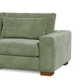 thumbnail image 6 of Isabella two seats Sectional Sofa Corduroy Velvet in Green Color, 6 of 9