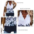 thumbnail image 4 of Camiseta holgada con cuello en V, camiseta con cuello en V para mujer, camiseta de manga corta con cuello en V, camiseta holgada con cuello en V, construcción resistente, 4 of 5
