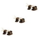 thumbnail image 1 of Vogacara Pair of Fashion Lace up Shoes for 12'' Blythe Doll Clothes Brown Type1, 1 of 6