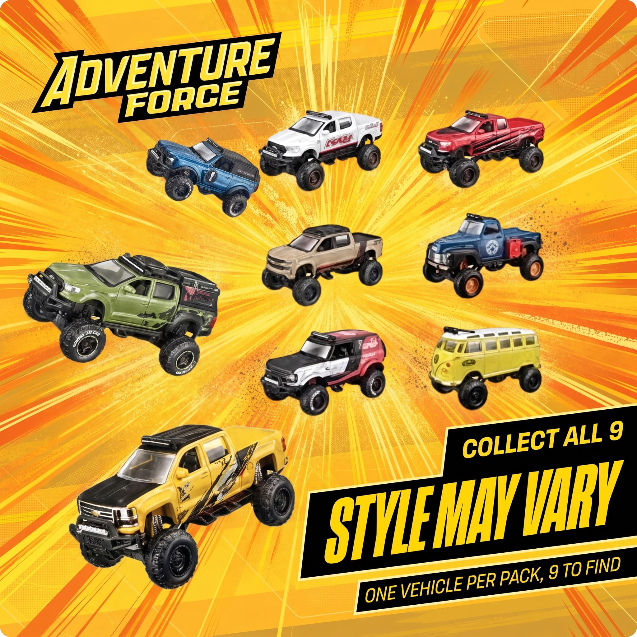 Adventure Force Off-Road 4x4 Rebels Die-Cast Vehicle (Style May Vary)