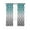 Turquoise, variant on Teal White Grey Ombre Morocco Pattern Blackout Curtains 63 Inches Long for Bedroom,Modern Moroccan Geometric Thermal Insulated Room Darkening Black Out Window Curtain Grommet Living Room Curtains